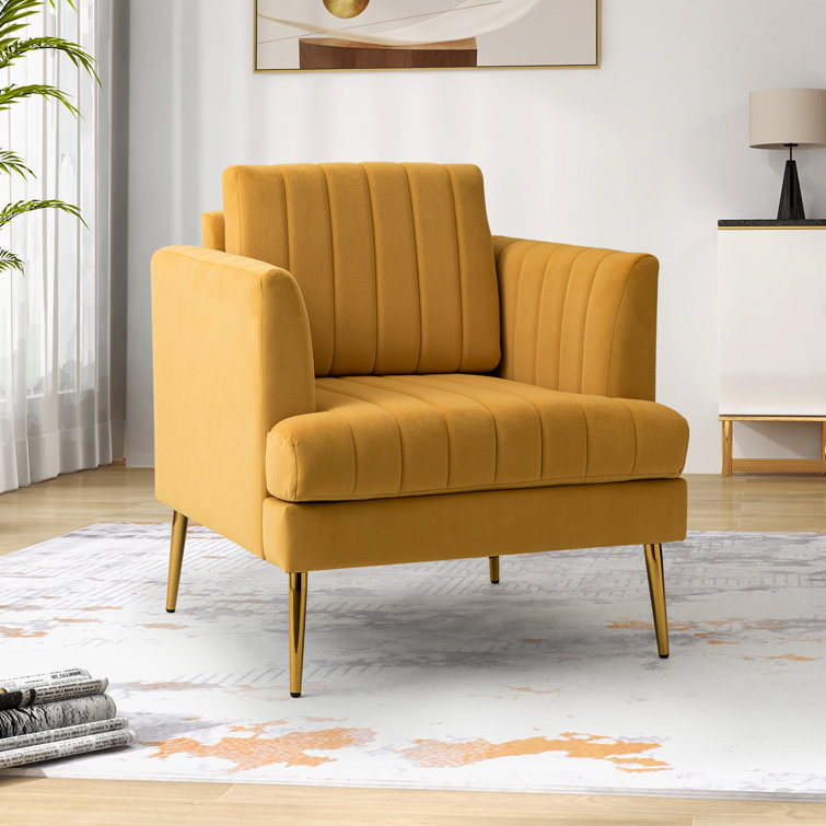 Wayfair mustard deals chair